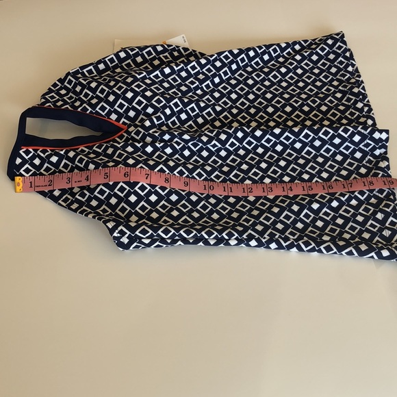 NWT Jantzen Sport Tankini Navy White High Neck Sz Small - Picture 11 of 14